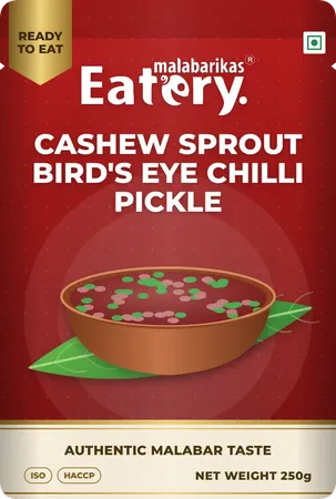 Cashew Sprout Bird's Eye Chilli Pickle, 250 g pack