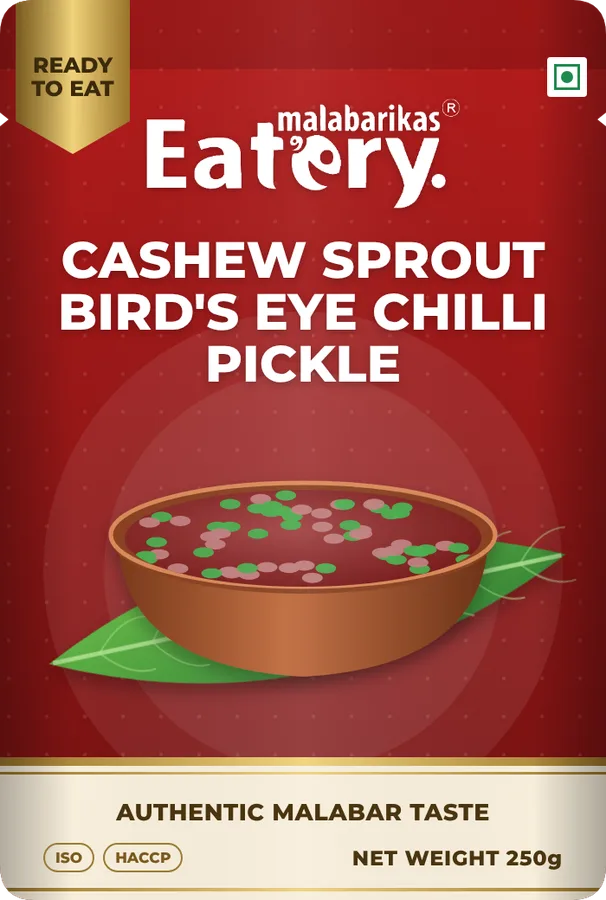 Cashew Sprout Bird's Eye Chilli Pickle, 250 g pack